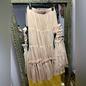 beulah tulle  bows skirt